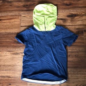 Peek-a-Boo Beans Navy Blue Hooded T-Shirt